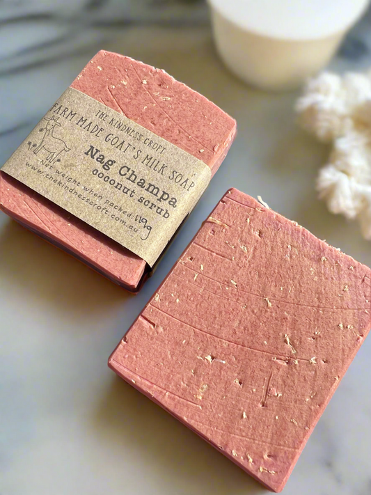 Nag Champa with coconut scrub
