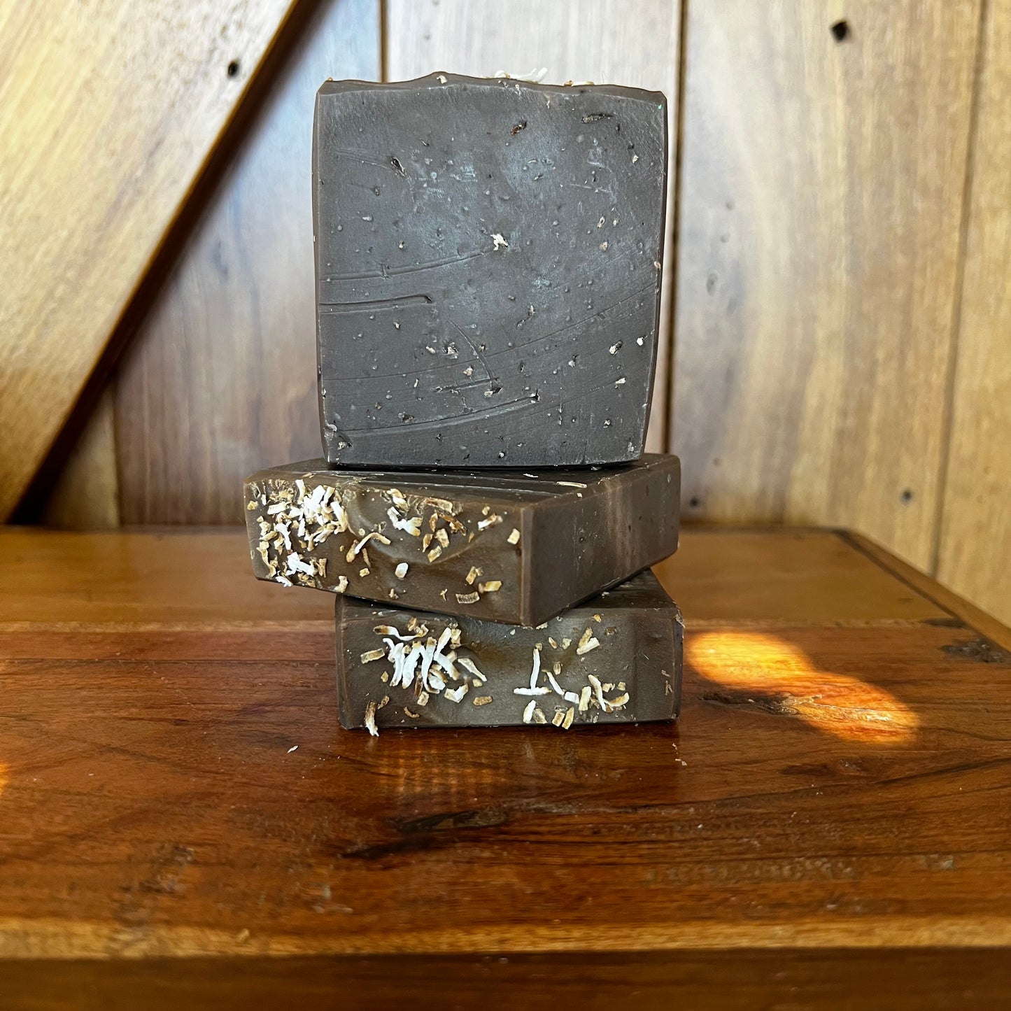 Lamington – Goat’s Milk Soap with Coconut Scrub