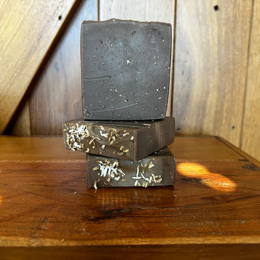 Lamington – Goat’s Milk Soap with Coconut Scrub