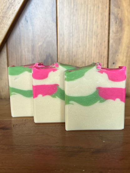 Strawberry & Lime Goat's Milk Soap